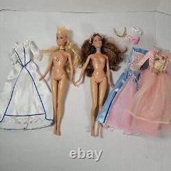 Erika Barbie Doll Anneliese Princess and the Pauper Lot 2 Singing Working