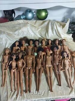 Ethnic barbie dolls Lot 19 Dolls And 1 Body