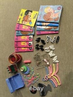 Extraordinary Lot Of Vintage Barbie Dolls And Clothes. All Original 1960-1964