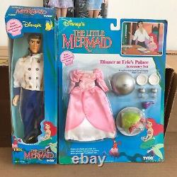 Fashionista Barbie Doll Carnivale Eric Ariel My Magical Mermaid Disney LOT 15 D