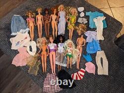 Francie Julie Stacey Bendable Barbie American Girl Barbie Vintage Lot Group Rare