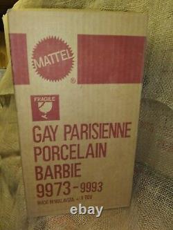Gay Parisienne 1991 Barbie Doll Mint Condition Unopened in Original Shipper
