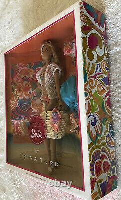 Gold Label Designer Trina Turk Malibu Barbie Doll Bathing Suit Purse Scarf