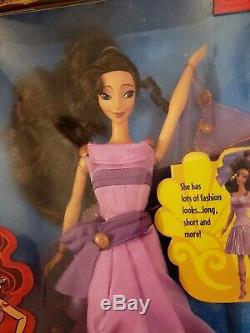 Golden Glow Hercules Doll Fashion Secrets Megara Doll Disney Mattel Lot 2