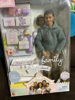 Grandpa Happy Family African American Barbie Doll Grandfather NRFB SR