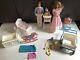 HTF RARE Vintage Barbie The Happy Hearts Family Lot with nursery furniture baby