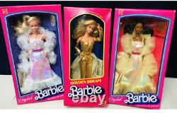 HUGE 1980's BARBIE DOLL (9) COLLECTION NIB LOT Superstars, VRHTF, & PINK LABEL