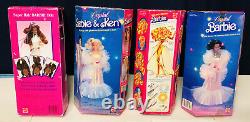 HUGE 1980's BARBIE DOLL (9) COLLECTION NIB LOT Superstars, VRHTF, & PINK LABEL