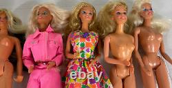 HUGE 60s-90s Barbie dolls lot with clothes great preowned condition Must See! Look