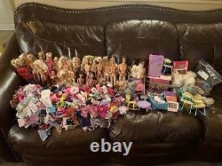 HUGE BARBIE LOT VINTAGE Mostly 90s Hundreds Of Items