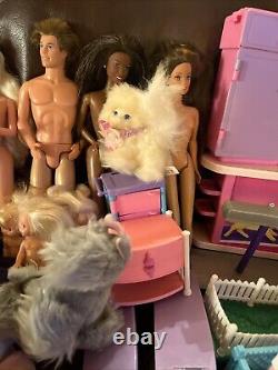 HUGE BARBIE LOT VINTAGE Mostly 90s Hundreds Of Items