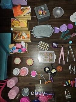 HUGE Barbie Doll & Disney Princesses Accessories Lot Rv &Airplane 500+ Pieces