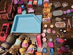 HUGE Barbie Doll & Disney Princesses Accessories Lot Rv &Airplane 500+ Pieces