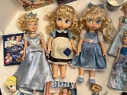 HUGE Disney Store Princess Cinderella Mattel Barbie Doll Collection Lot AMAZING