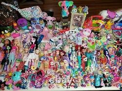 HUGE Dolls Lot! 17 Barbies, 19 Monster High Draculaura, Hairdorables, Clothes
