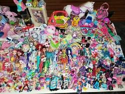 HUGE Dolls Lot! 17 Barbies, 19 Monster High Draculaura, Hairdorables, Clothes