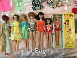 HUGE LOT 60's Vintage & Mod Barbie and friends Dolls Clothes Shoes Accessories