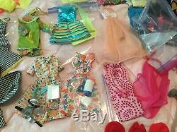 HUGE LOT 60's Vintage & Mod Barbie and friends Dolls Clothes Shoes Accessories