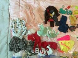 HUGE LOT 60's Vintage & Mod Barbie and friends Dolls Clothes Shoes Accessories