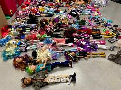 HUGE LOT Mattel Monster High, Ever After & Barbie Friends 66 Dolls & Accessories