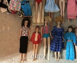 HUGE LOT Of Vintage BARBIE & Friends Dolls And Clothes