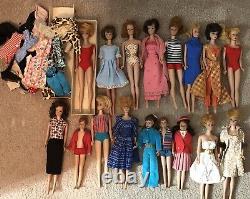 HUGE LOT Of Vintage BARBIE & Friends Dolls And Clothes