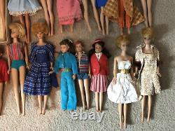 HUGE LOT Of Vintage BARBIE & Friends Dolls And Clothes