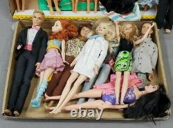 HUGE LOT of Vintage Dolls Mostly 1960s & 70s Barbie with Clothing