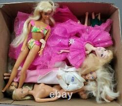 HUGE LOT of Vintage Dolls Mostly 1960s & 70s Barbie with Clothing