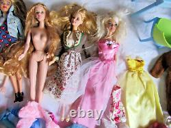 HUGE Lot Barbie Dolls and Clothes Shoes Bags Hats Accessories 300+ Pieces