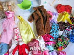 HUGE Lot Barbie Dolls and Clothes Shoes Bags Hats Accessories 300+ Pieces