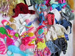 HUGE Lot Barbie Dolls and Clothes Shoes Bags Hats Accessories 300+ Pieces