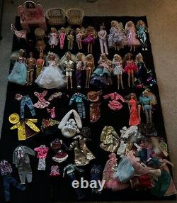 HUGE Mattel Barbie Doll Lot 70's 80's 90's 23 Barbies, Accessories & Furniture