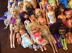 HUGE Mattel Barbie Dolls Disney Princess Vintage to Modern Mixed Lot of 80