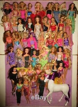 HUGE Mattel Barbie Fashion Fever My Scene Mackie 90210 Holiday Unicorn Doll Lot