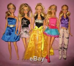 HUGE Mattel Barbie Fashion Fever My Scene Mackie 90210 Holiday Unicorn Doll Lot