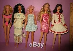 HUGE Mattel Barbie Fashion Fever My Scene Mackie Holiday Princess Fairy Doll Lot