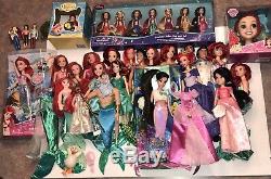 HUGE Mattel Disney Little Mermaid Sister Ariel Daughter Melody Barbie Lot RARE