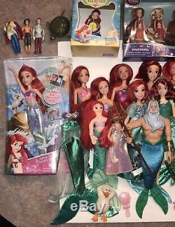 HUGE Mattel Disney Little Mermaid Sister Ariel Daughter Melody Barbie Lot RARE
