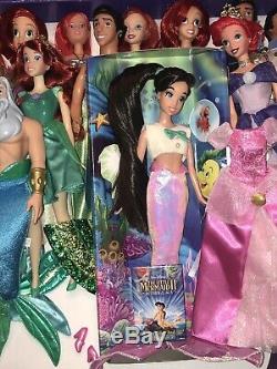 HUGE Mattel Disney Little Mermaid Sister Ariel Daughter Melody Barbie Lot RARE