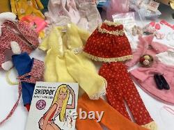 HUGE VINTAGE BARBIE LOT MATTEL JAPANESE SKIPPER MUST SEE 110+ Pieces Clothing