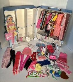 HUGE Vintage Barbie Doll Lot Clothes, Accessories and Case