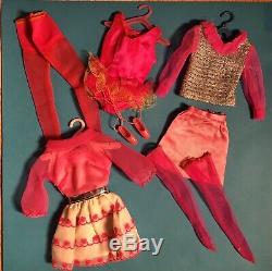 HUGE Vintage Barbie Doll Lot Clothes, Accessories and Case