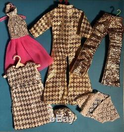 HUGE Vintage Barbie Doll Lot Clothes, Accessories and Case