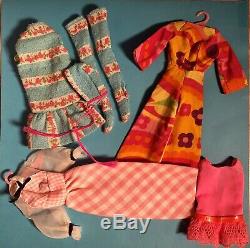 HUGE Vintage Barbie Doll Lot Clothes, Accessories and Case