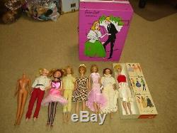 HUGE Vintage Barbie Lot Dolls + Clothes + Case
