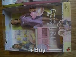 Happy Family Barbie Doll PREGNANT MIDGE withBaby & DOCTOR BARBIE 2 Sets NRFB