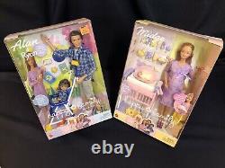 Happy Family Neighborhood Midge & Allen Barbie Lot Mattel 2004