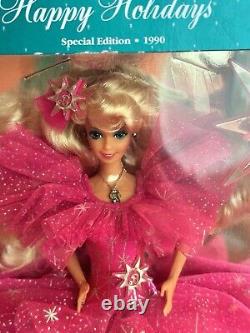 Happy Holidays 1990 Barbie Doll Special Edition (MINT) With Ornament