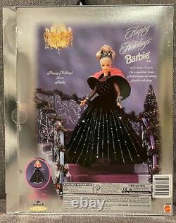Happy Holidays 1998 Barbie Doll MINT Condition RARE Box Backing